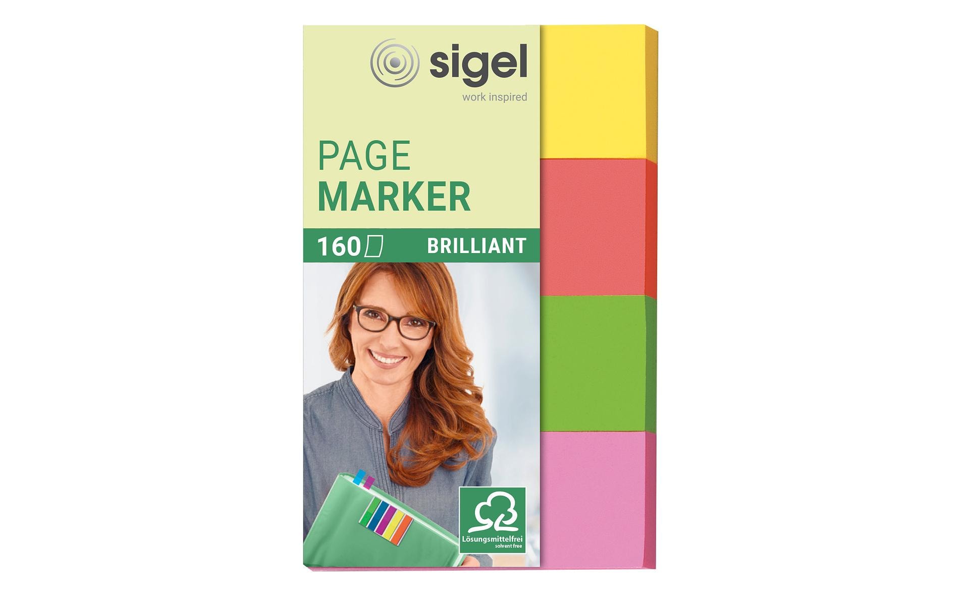 Sigel Page Marker Mehrfarbig, 160 Stück