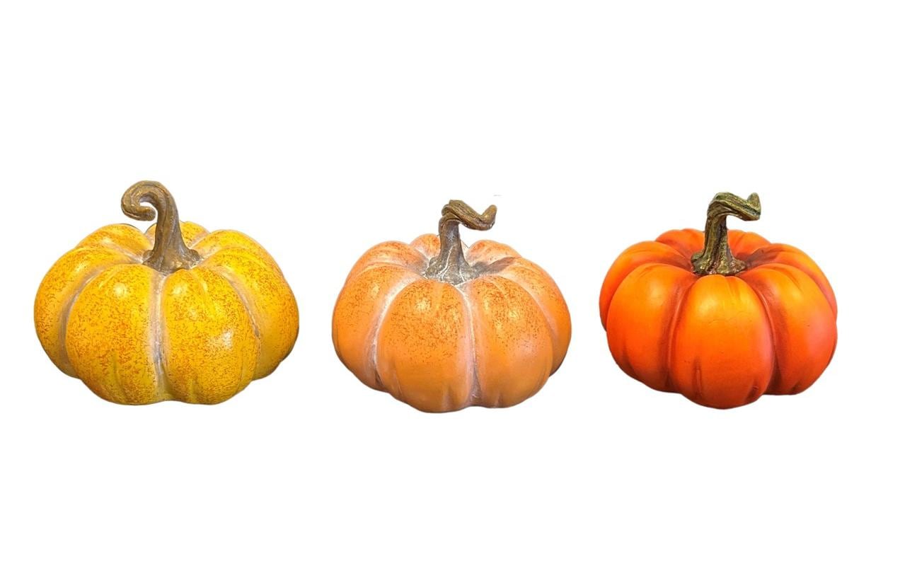 Dameco Aufsteller Kürbis 3er Set, assortiert