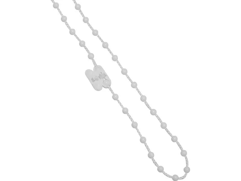 Gardinia Rollo-Kette für Seitenzugrollo 500 cm, Weiss Gardinia Rollo-Kette für Seitenzugrollo 500 cm, Weiss
