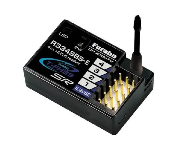 Futaba Fernsteuerung T4PM Plus, 2.4 GHz T-FHSS SR, Inkl. R334SBS-E Futaba Fernsteuerung T4PM Plus, 2.4 GHz T-FHSS SR, Inkl. R334SBS-E