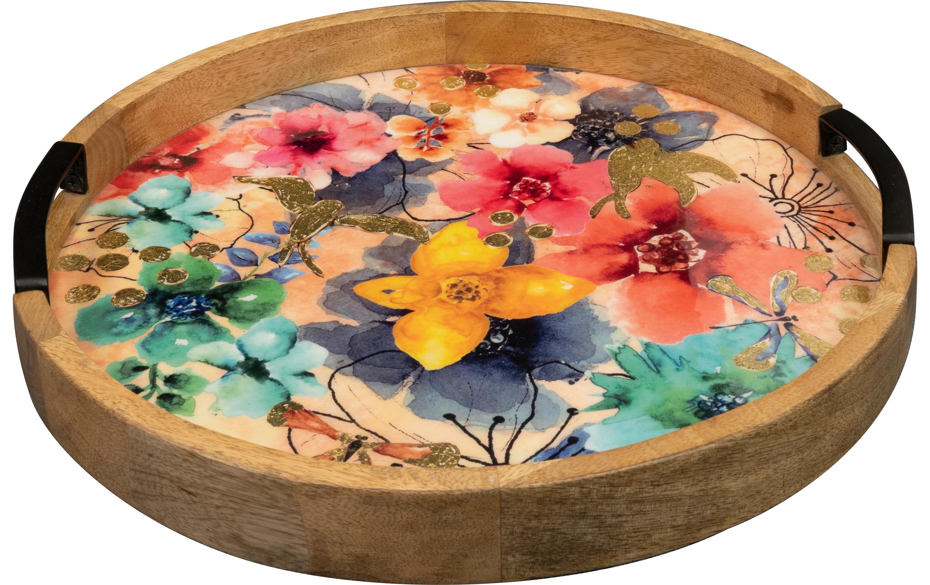 CHALET Dekoteller Sparkle Ø 35, Spring