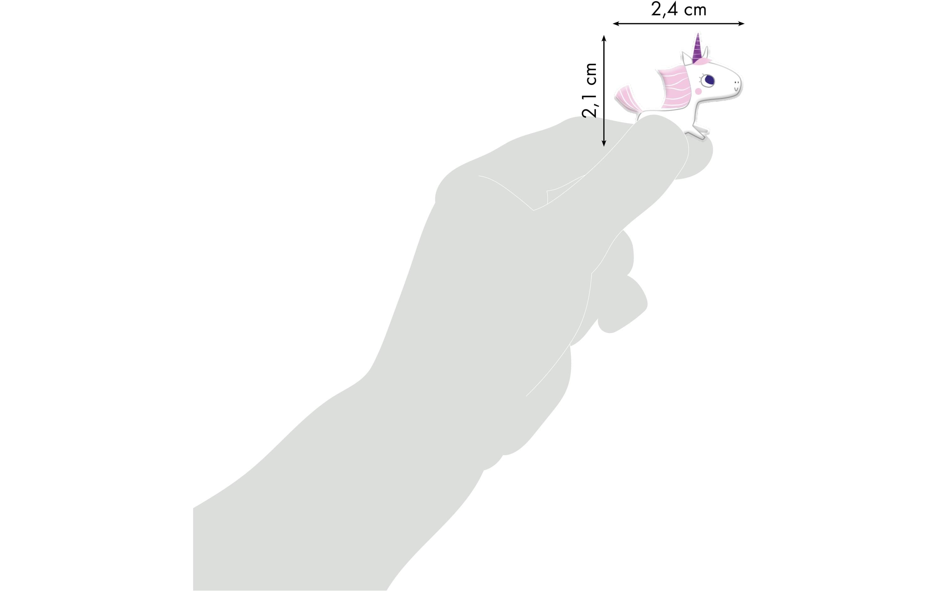 Clairefontaine Motivsticker 3D Cooky Einhörner 1 Bogen