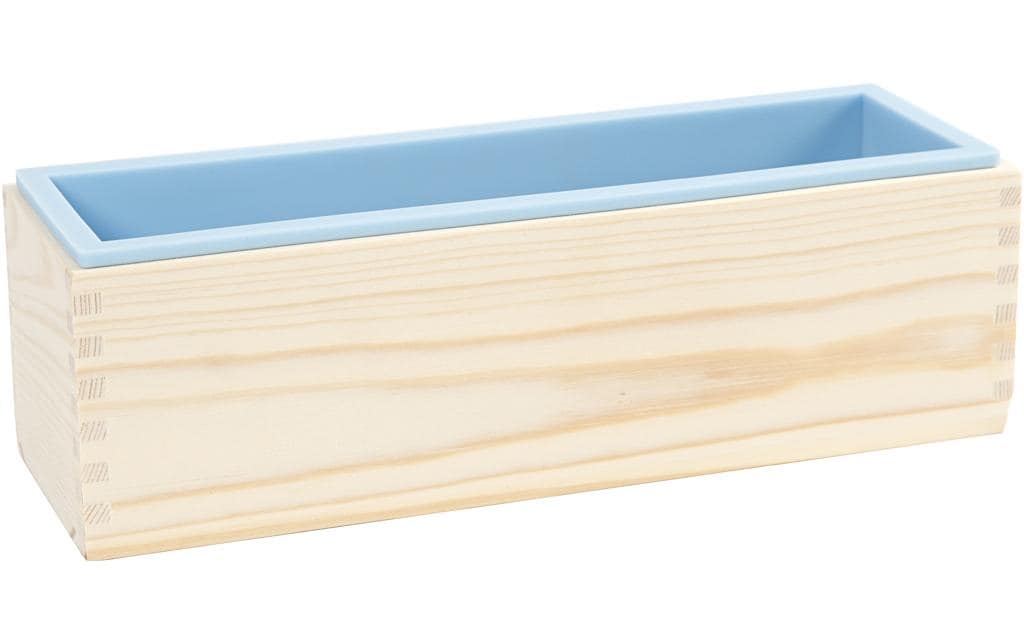 Creativ Company Giessform Silikon mit Holzbox Creativ Company Giessform Silikon mit Holzbox