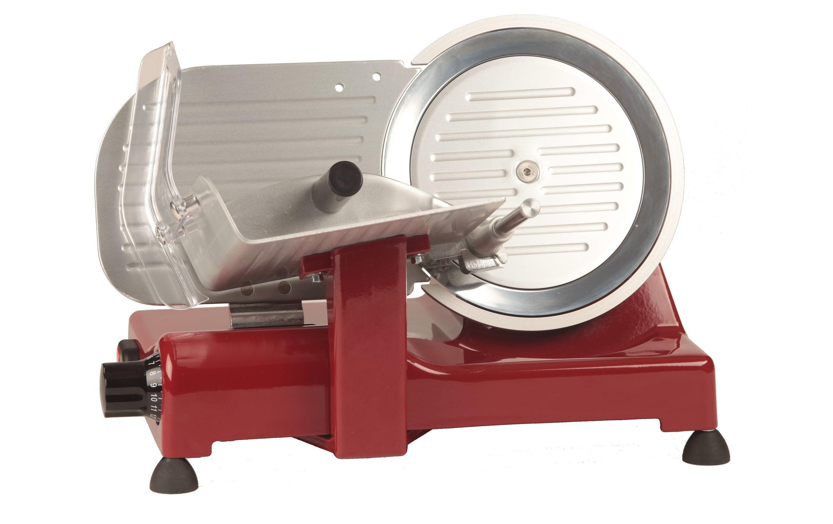 OHMEX Schneidemaschine Lusso 22 GL Rot/Silber