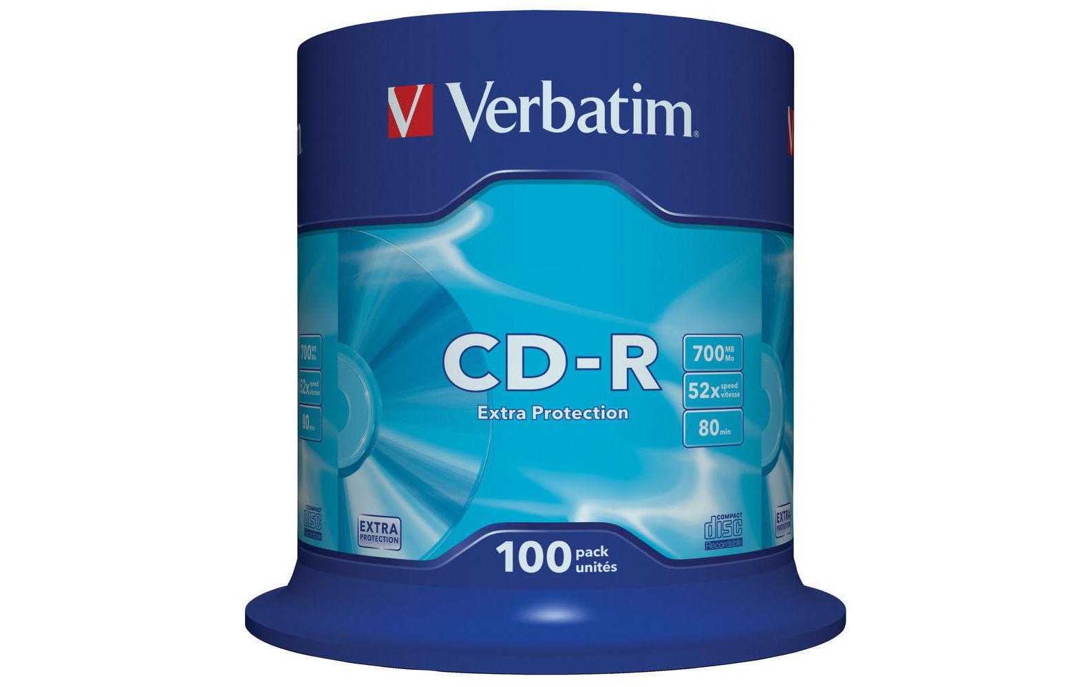 Verbatim CD-R 0.7 GB, Spindel (100 Stück)