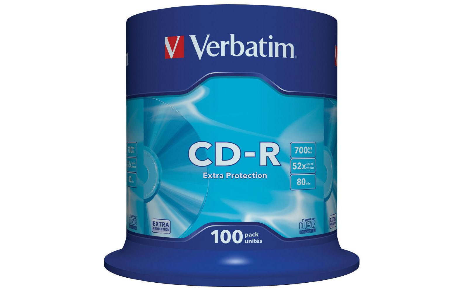Verbatim CD-R 0.7 GB, Spindel (100 Stück) Verbatim CD-R 0.7 GB, Spindel (100 Stück)