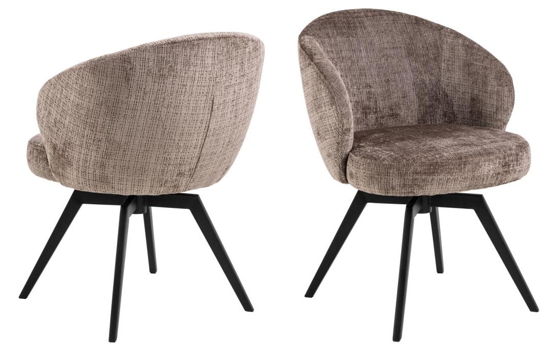 AC Design Stuhl Darlene 1 Stück, Braun