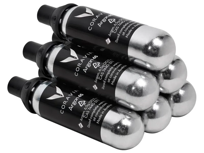 Coravin Patrone 6 Stück, Schwarz/Silber Coravin Patrone 6 Stück, Schwarz/Silber