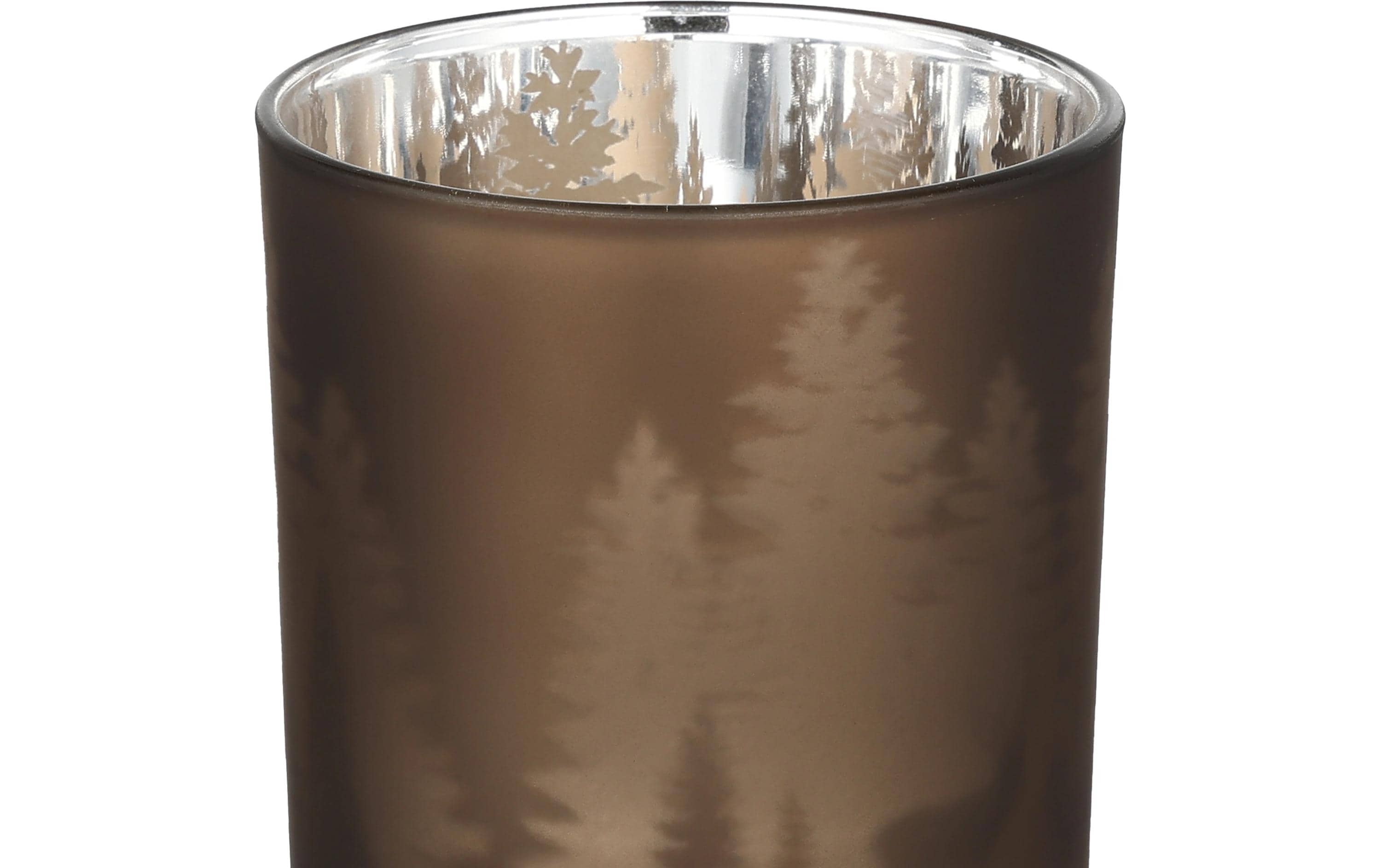 EGLO Winterlandschaft Lukut 8 cm Dunkelbraun, Glas