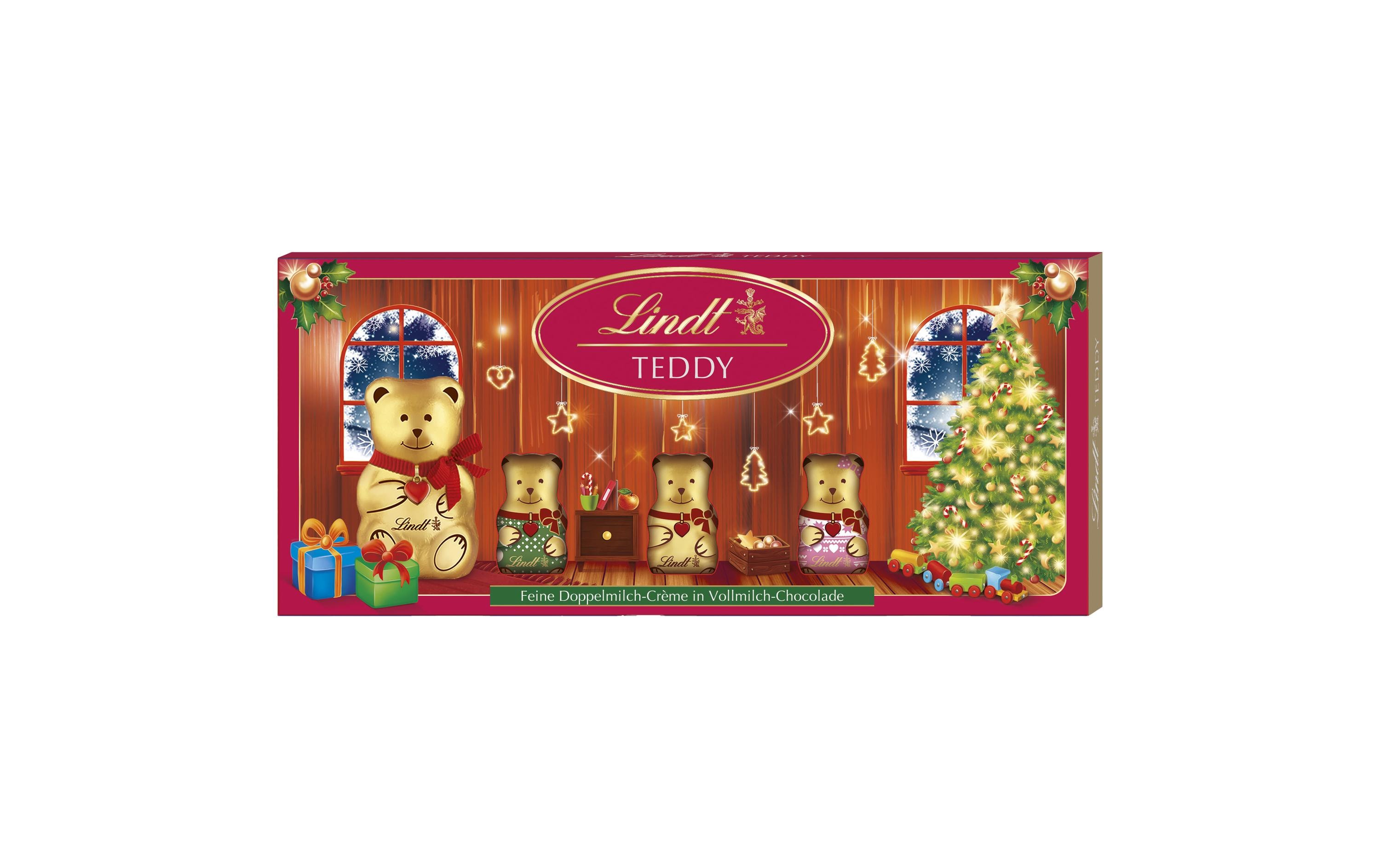 Lindt Schokolade Teddy Milch Friends Weihnachten 96 g