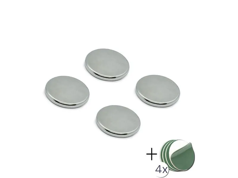 Silwy Power-Magnete 8 Stück, Silber Silwy Power-Magnete 8 Stück, Silber