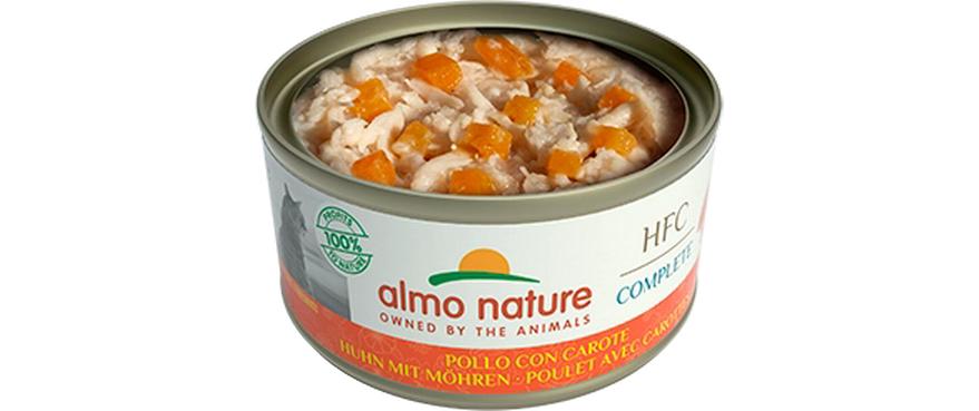 Almo Nature Nassfutter HFC Complete Huhn mit Möhren, 70 g