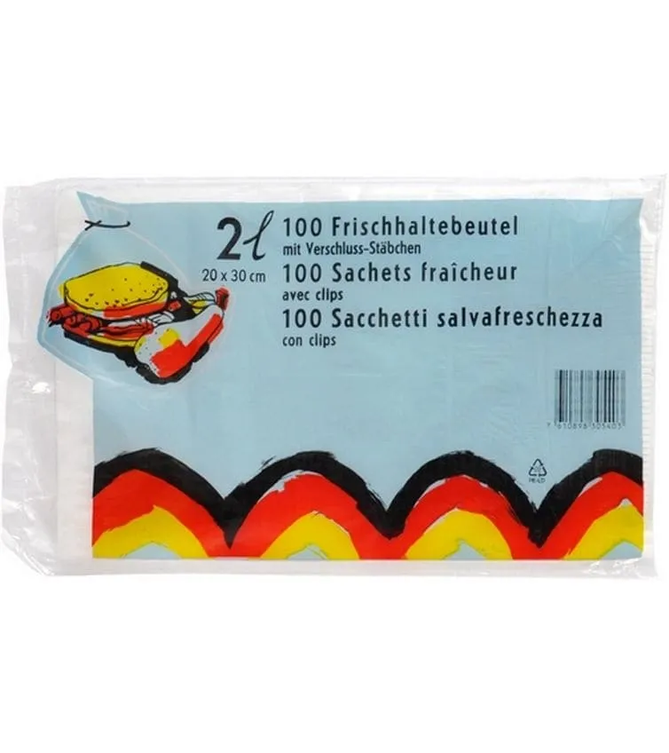 Webstar Frischhaltebeutel 20 cm x 30 cm, 100 Stück Webstar Frischhaltebeutel 20 cm x 30 cm, 100 Stück