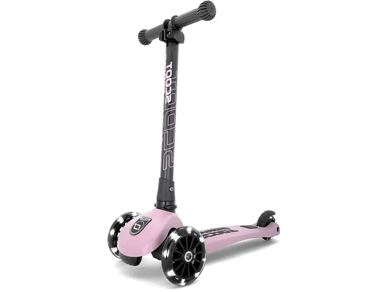 Scoot and Ride Scooter Highwaykick 3 LED, Rose Scoot and Ride Scooter Highwaykick 3 LED, Rose