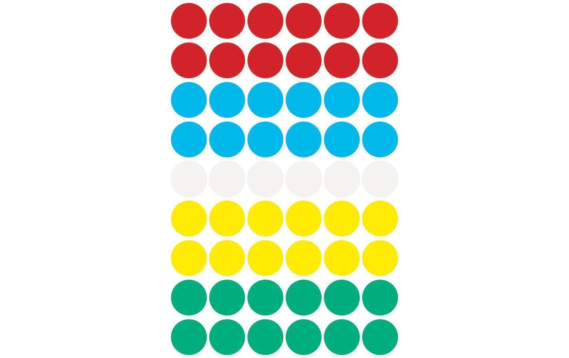 Avery Zweckform Klebepunkte 12 mm Mehrfarbig