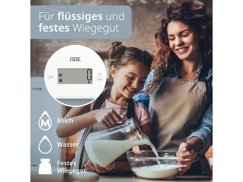 ADE Küchenwaage Inka digital Motivdruck Kuh ADE Küchenwaage Inka digital Motivdruck Kuh