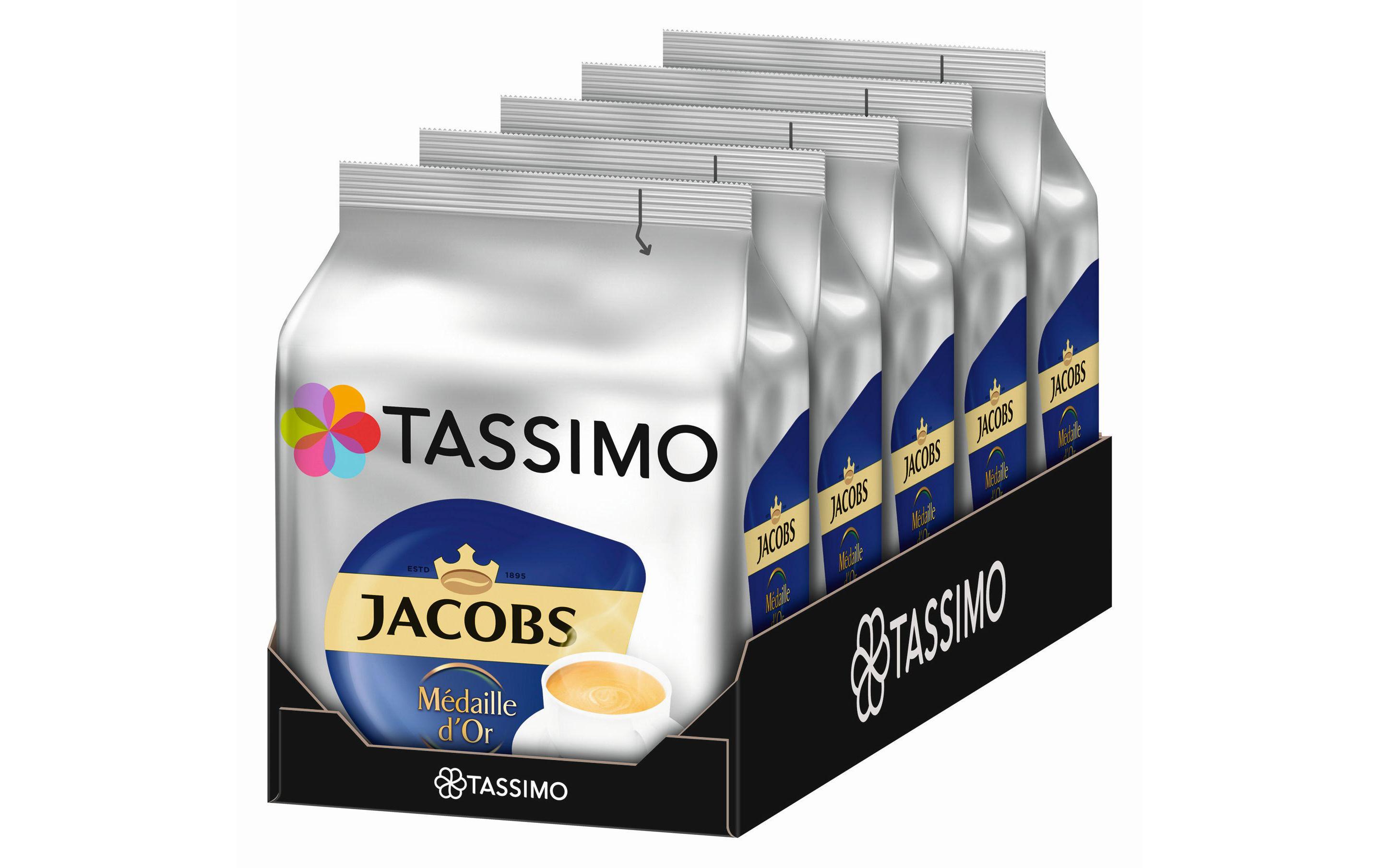 TASSIMO Kaffeekapseln T DISC Jacobs Médaille d'Or 80 Portionen