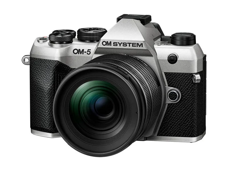 OM-System Fotokamera OM-5 II M.Zuiko Digital ED 12-45mm Kit Silber