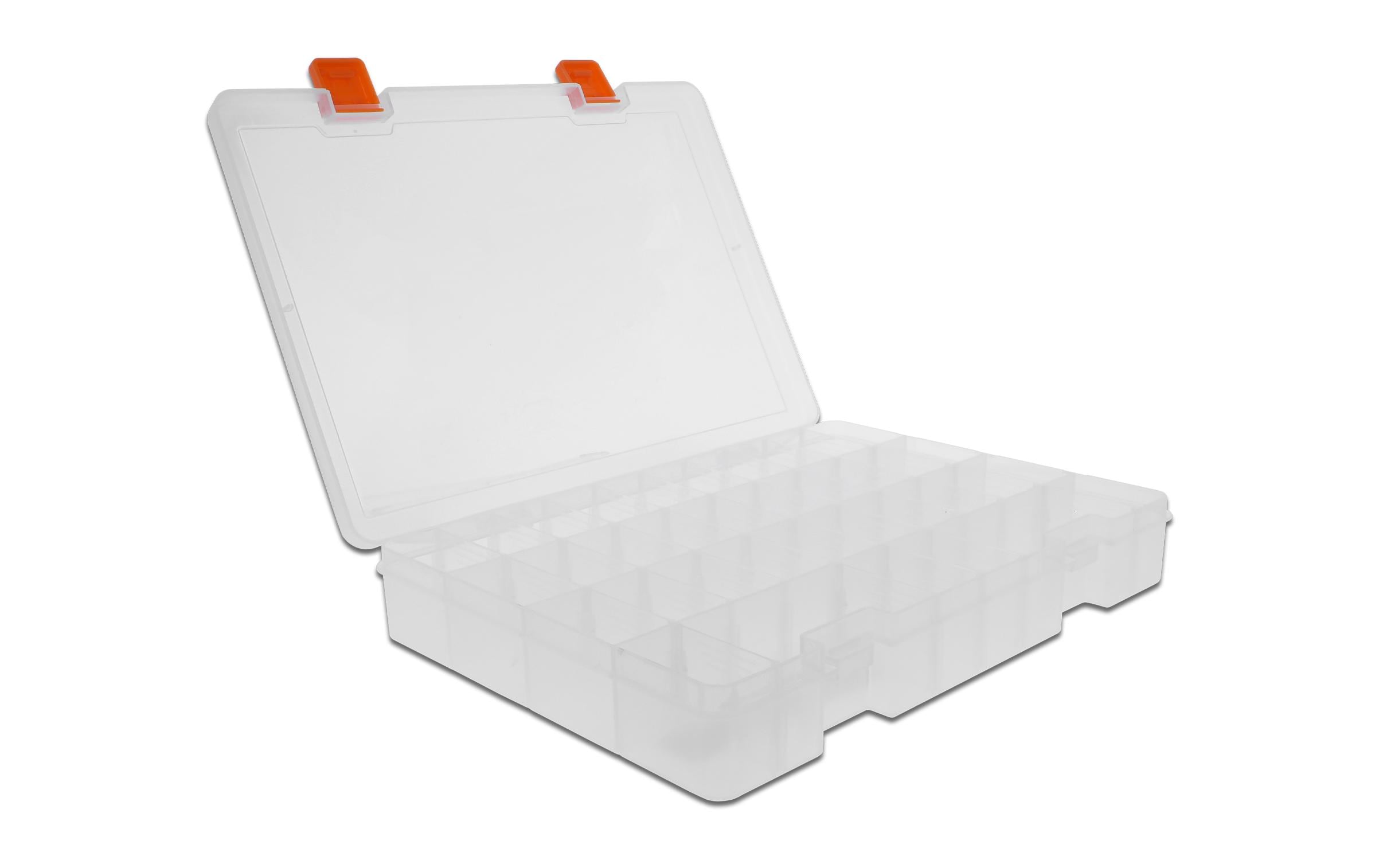 Delock Sortimentskasten Leerbox 36 Fächer Delock Sortimentskasten Leerbox 36 Fächer