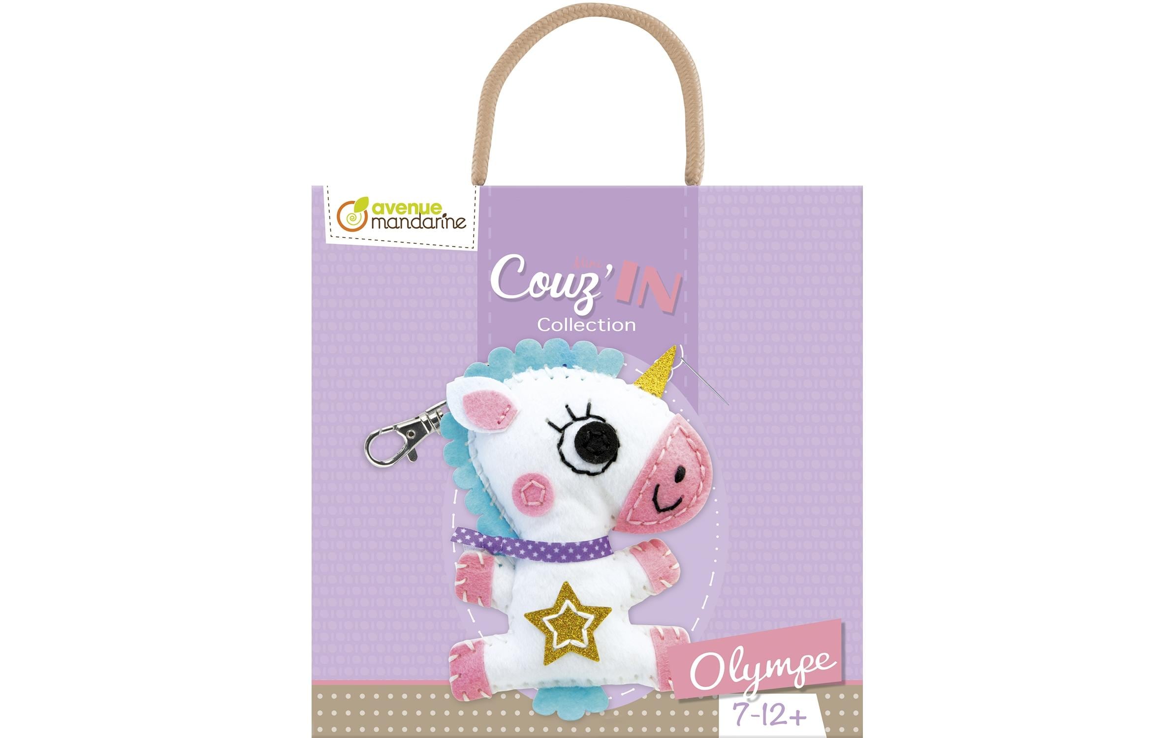 Avenue Mandarine Bastelset Mini Kuscheltier Couz'In Einhorn