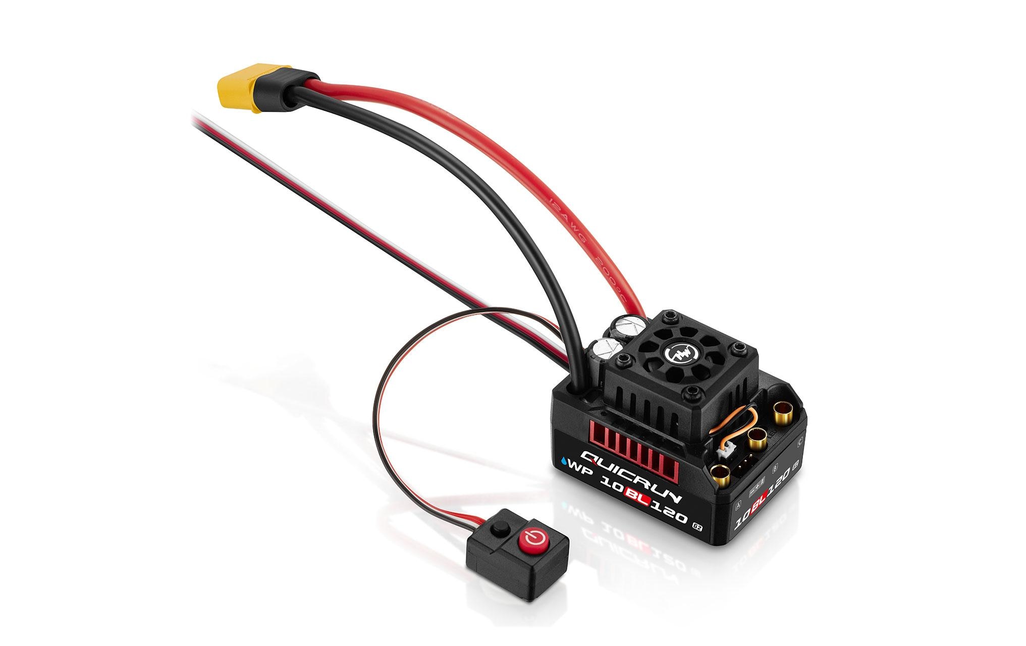 Hobbywing Brushless Regler QuicRun WP10BL120 G2 120A, 2-4S