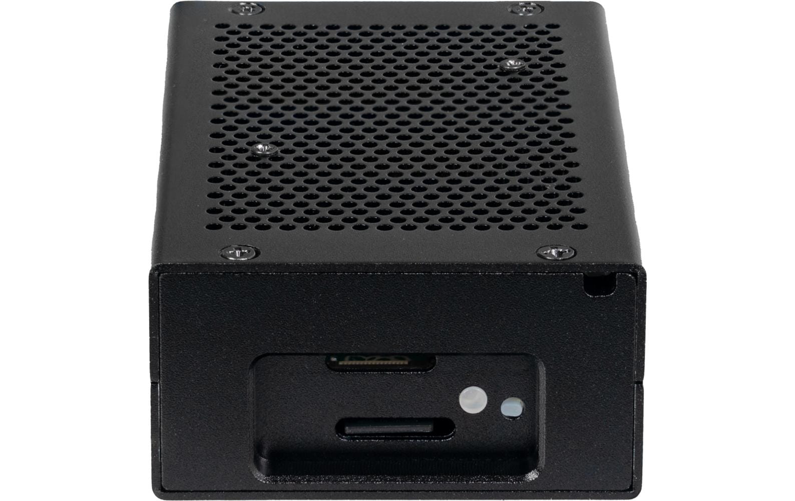 jOY-iT Aluminiumgehäuse mit Lüfter Schwarz, Pi 5