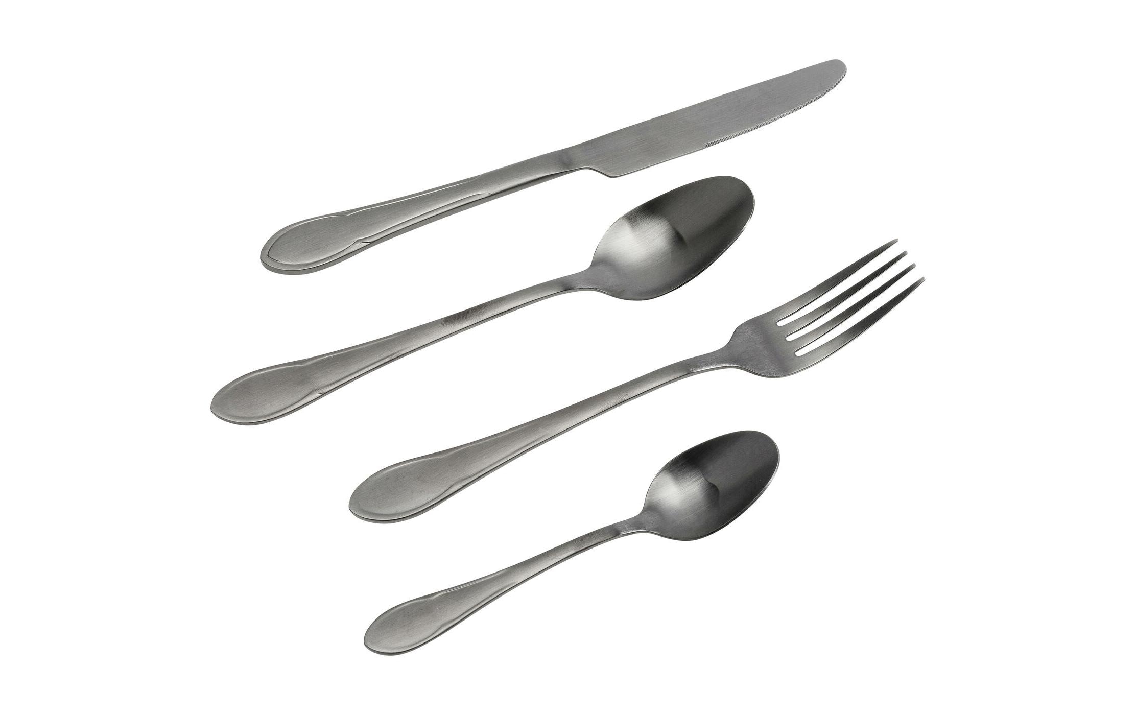 Kare Besteck-Set Cucina, 16-teilig, Graphit Matt
