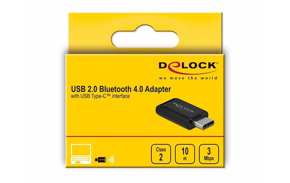 Delock USB-Bluetooth-Adapter 61003, V4.0, USB Typ-C