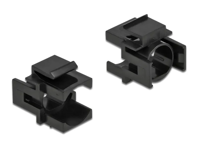 Delock Keystone-Modul 12.5 mm Durchführung, schwarz 4er-Pack Delock Keystone-Modul 12.5 mm Durchführung, schwarz 4er-Pack
