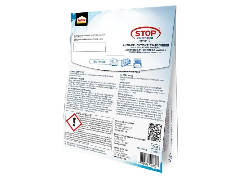 Pattex Entfeuchter Auto-Feuchtigkeitsabsorber AERO 360 2x 50g Pattex Entfeuchter Auto-Feuchtigkeitsabsorber AERO 360 2x 50g