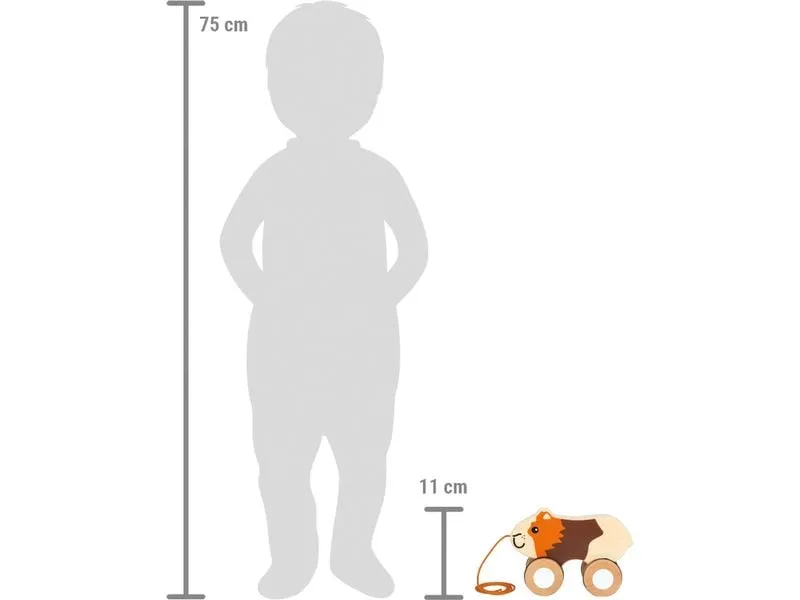 small foot Nachziehspielzeug Nachziehtier Meerschweinchen small foot Nachziehspielzeug Nachziehtier Meerschweinchen