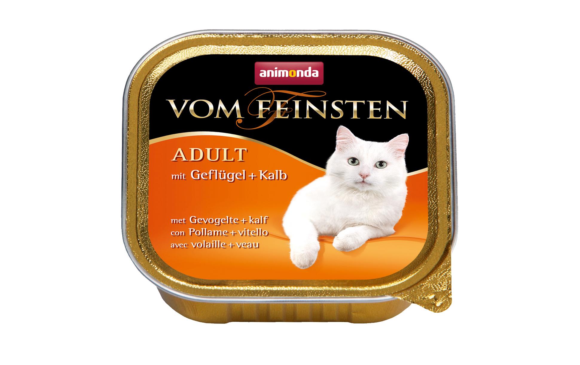 animonda Nassfutter Vom Feinsten Adult Geflügel & Kalb, 100 g animonda Nassfutter Vom Feinsten Adult Geflügel & Kalb, 100 g