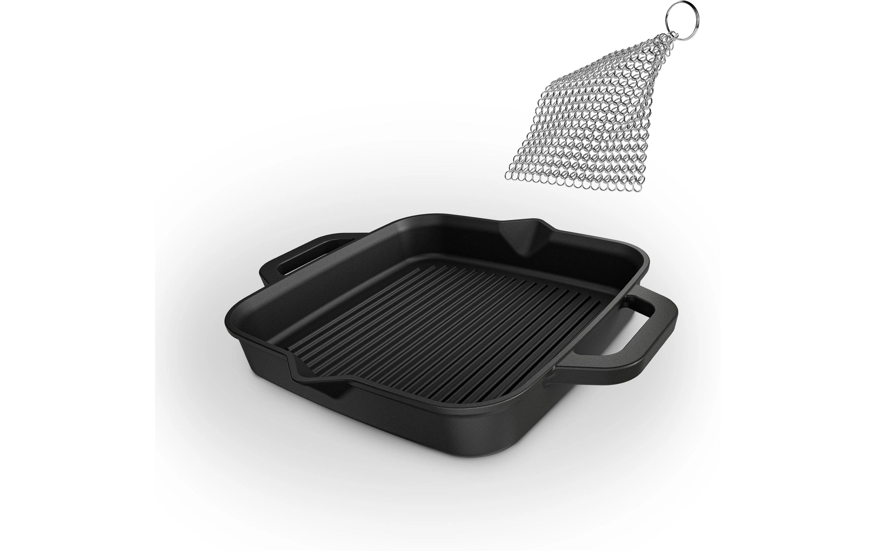 Gusskoenig Grillpfanne 26 cm mit Ringreiniger Gusskoenig Grillpfanne 26 cm mit Ringreiniger