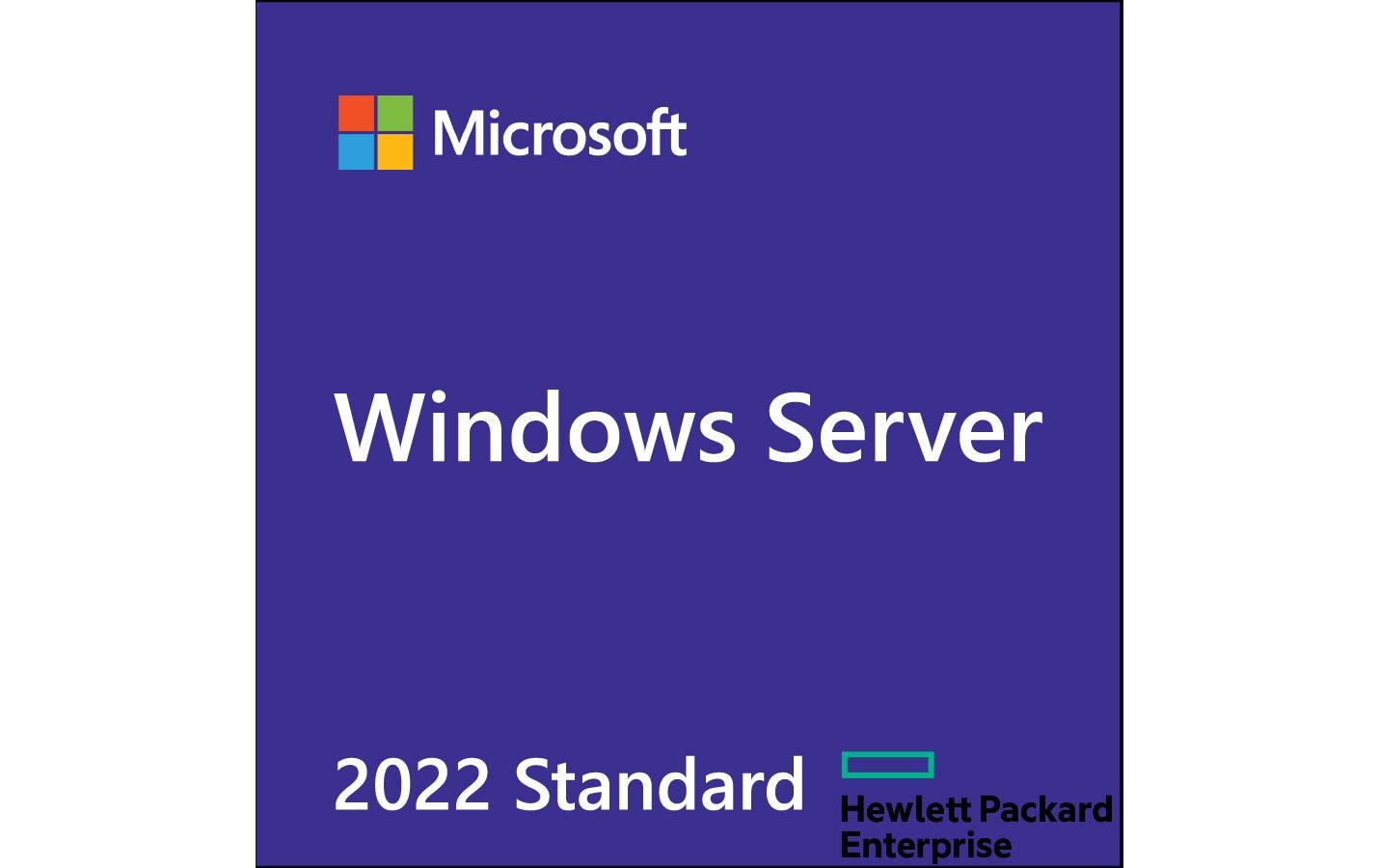 HPE Windows Server 2022 Standard 2 Core, Add-Lic, ML HPE ROK HPE Windows Server 2022 Standard 2 Core, Add-Lic, ML HPE ROK