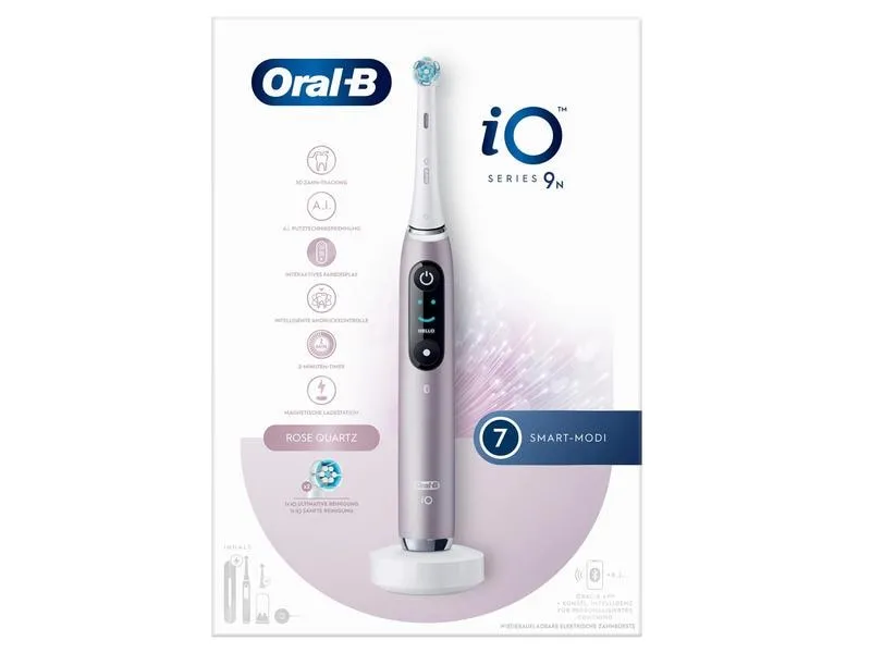 Oral-B Mikrovibrationszahnbürste iO Series 9N Rose Quartz