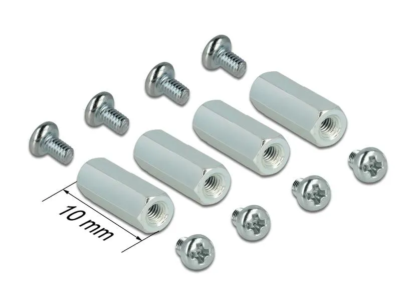 Delock Montageset 10 mm für Raspberry Pi, innen Delock Montageset 10 mm für Raspberry Pi, innen