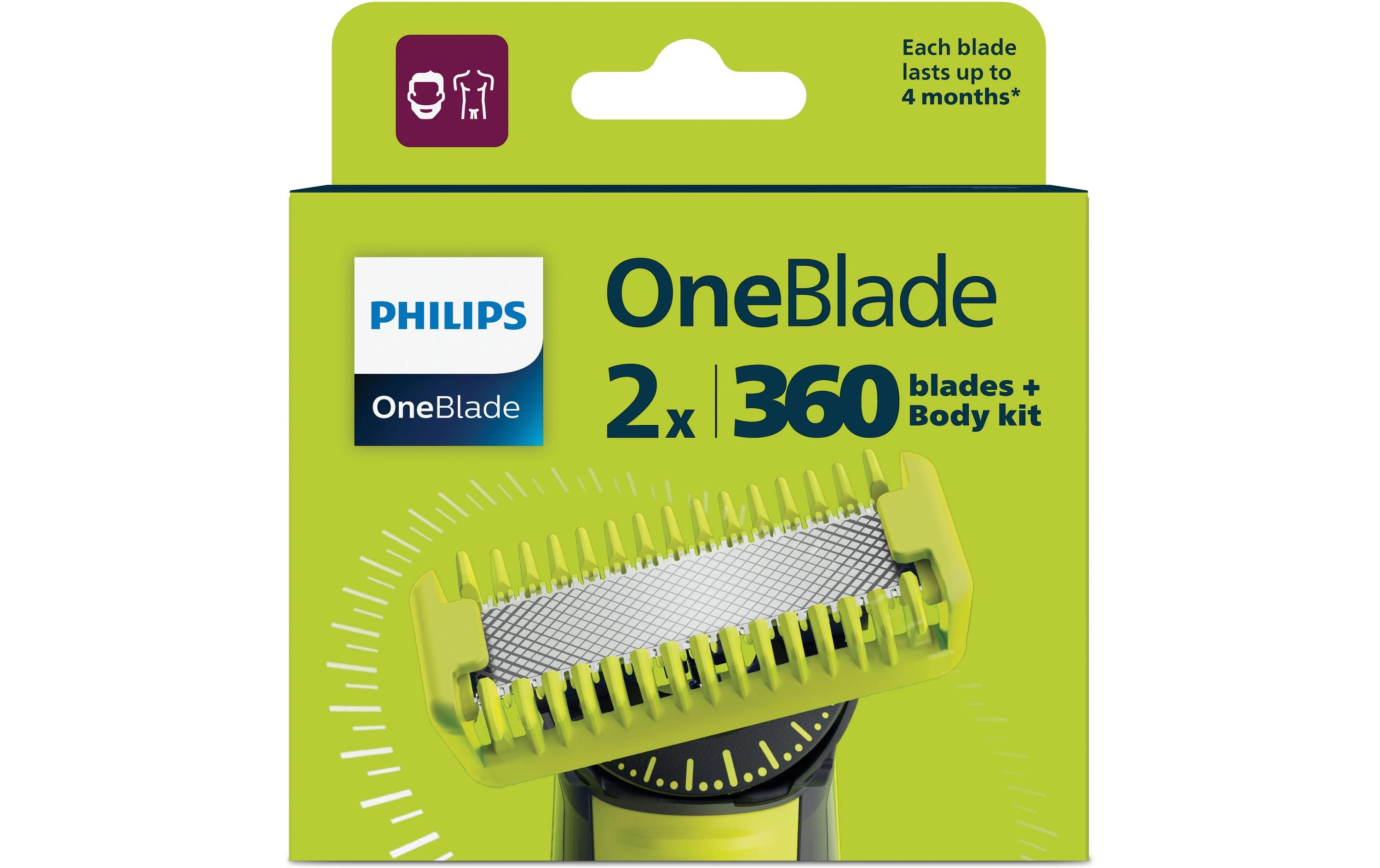 Philips Rasierklingen OneBlade QP624/50 4 Stück
