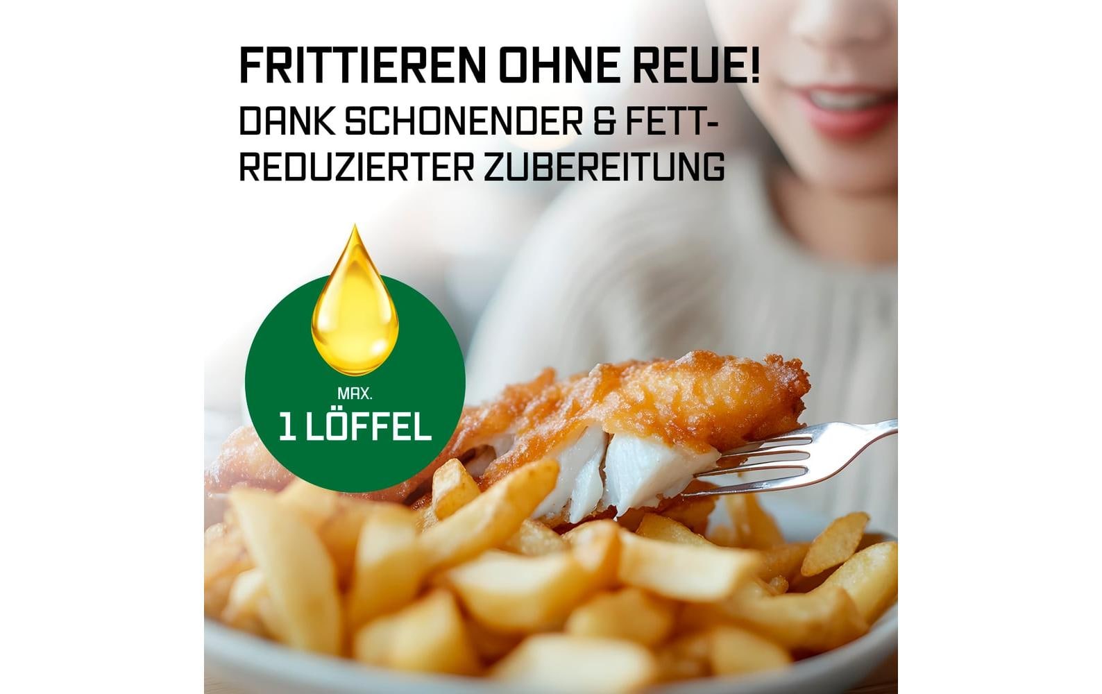 GOURMETmaxx Heissluft-Fritteuse mit Doppelkorb, 9 l