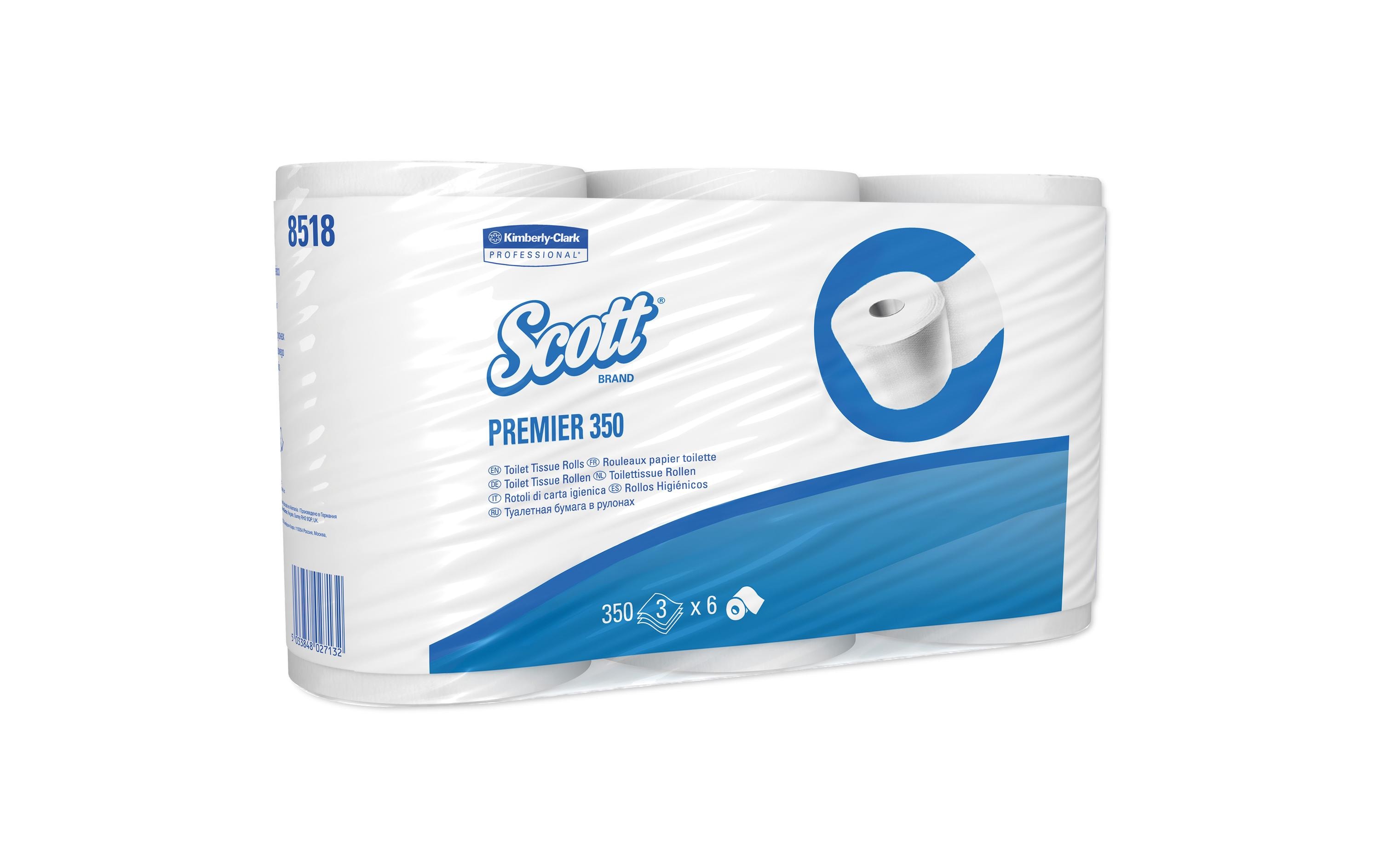 KIMBERLY-CLARK Toilettenpapier Scott Premier 350 36 Rollen