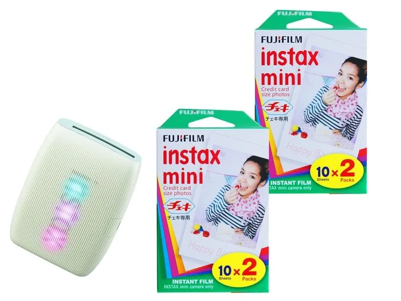 Fujifilm Mobiler Drucker mini Link 3 Inkl. 2x Duo Pack Grün Fujifilm Mobiler Drucker mini Link 3 Inkl. 2x Duo Pack Grün