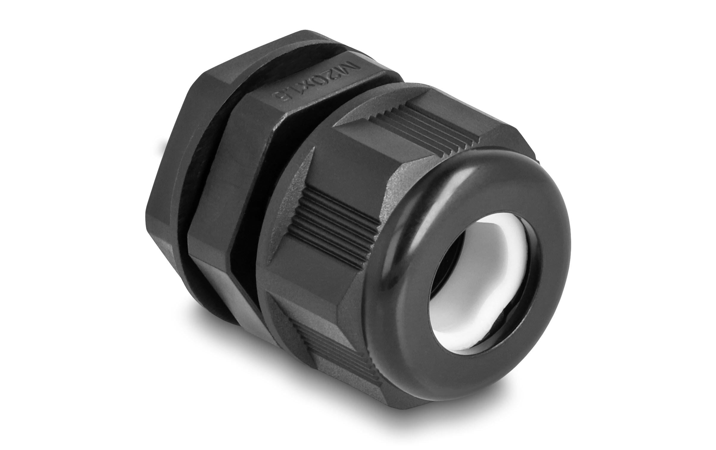 Delock Kabelverschraubung M20, schwarz 2 Stück Delock Kabelverschraubung M20, schwarz 2 Stück