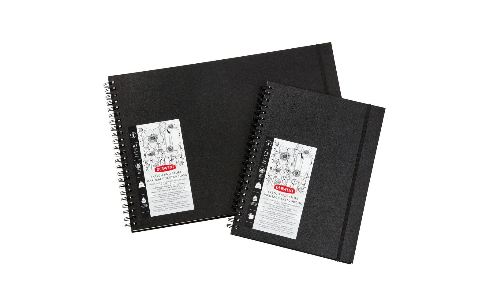 Derwent Sketch & Store Hardcover Skizzenbuch, DIN-A4, 56 Blatt