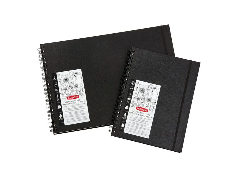 Derwent Sketch & Store Hardcover Skizzenbuch, DIN-A4, 56 Blatt Derwent Sketch & Store Hardcover Skizzenbuch, DIN-A4, 56 Blatt
