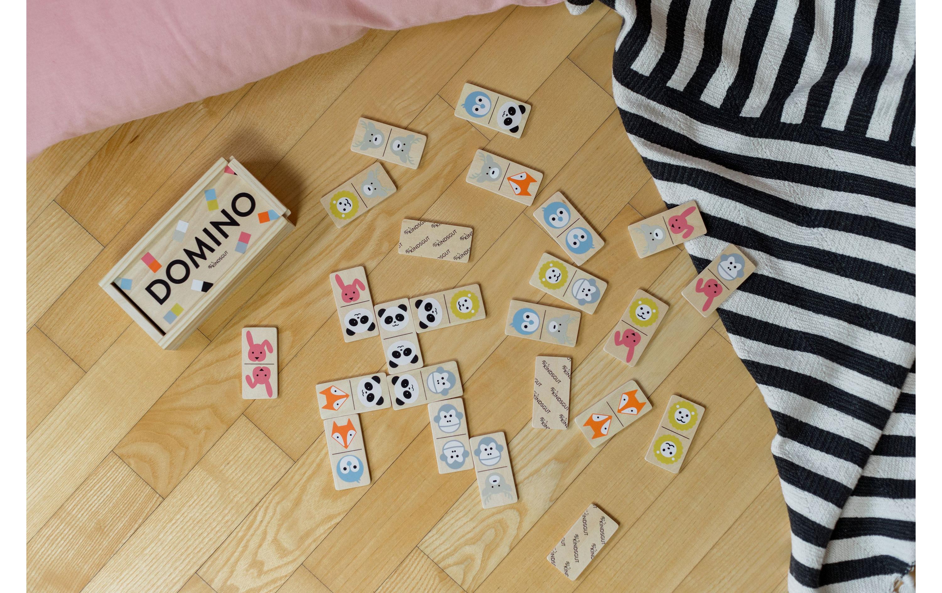 Kindsgut Kinderspiel Domino Tiere