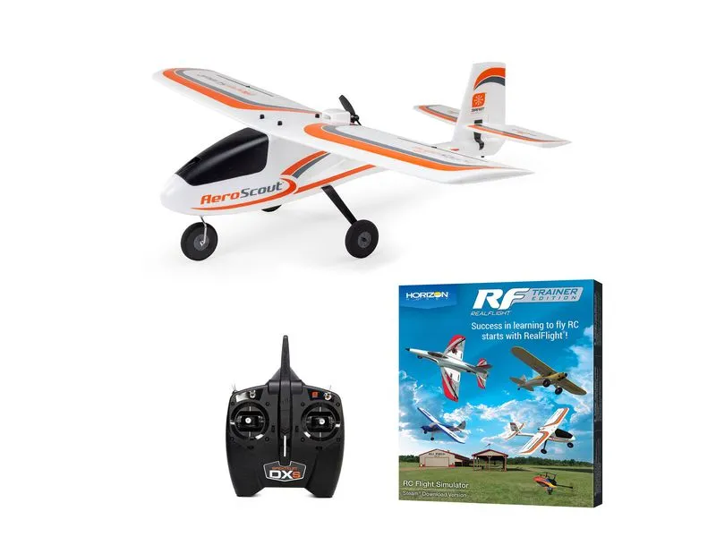 Hobbyzone AeroScout S 2 1.1m, SAFE, RTF, Basic, RealFlight Edition Hobbyzone AeroScout S 2 1.1m, SAFE, RTF, Basic, RealFlight Edition