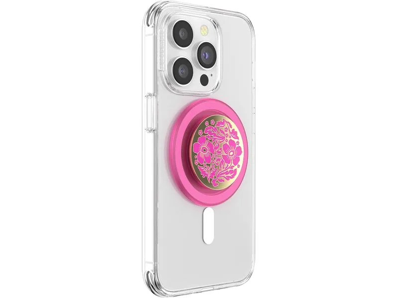 PopSockets Halterung PopGrip Lace Hot Pink Enamel PopSockets Halterung PopGrip Lace Hot Pink Enamel