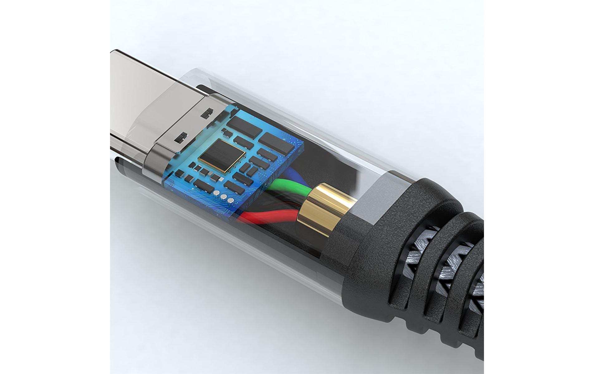 4smarts USB 2.0-Kabel Daten- und Ladekabel USB C - USB C 3 m