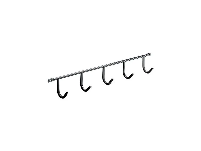 HETTICH Hakenleiste 350 x 52 x 35 mm schwarz