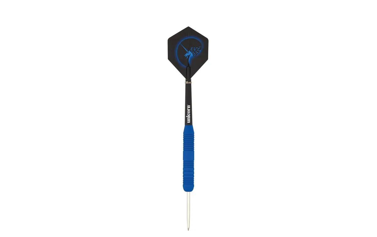 Unicorn Dartpfeile Core Plus Win Blue Brass Unicorn Dartpfeile Core Plus Win Blue Brass