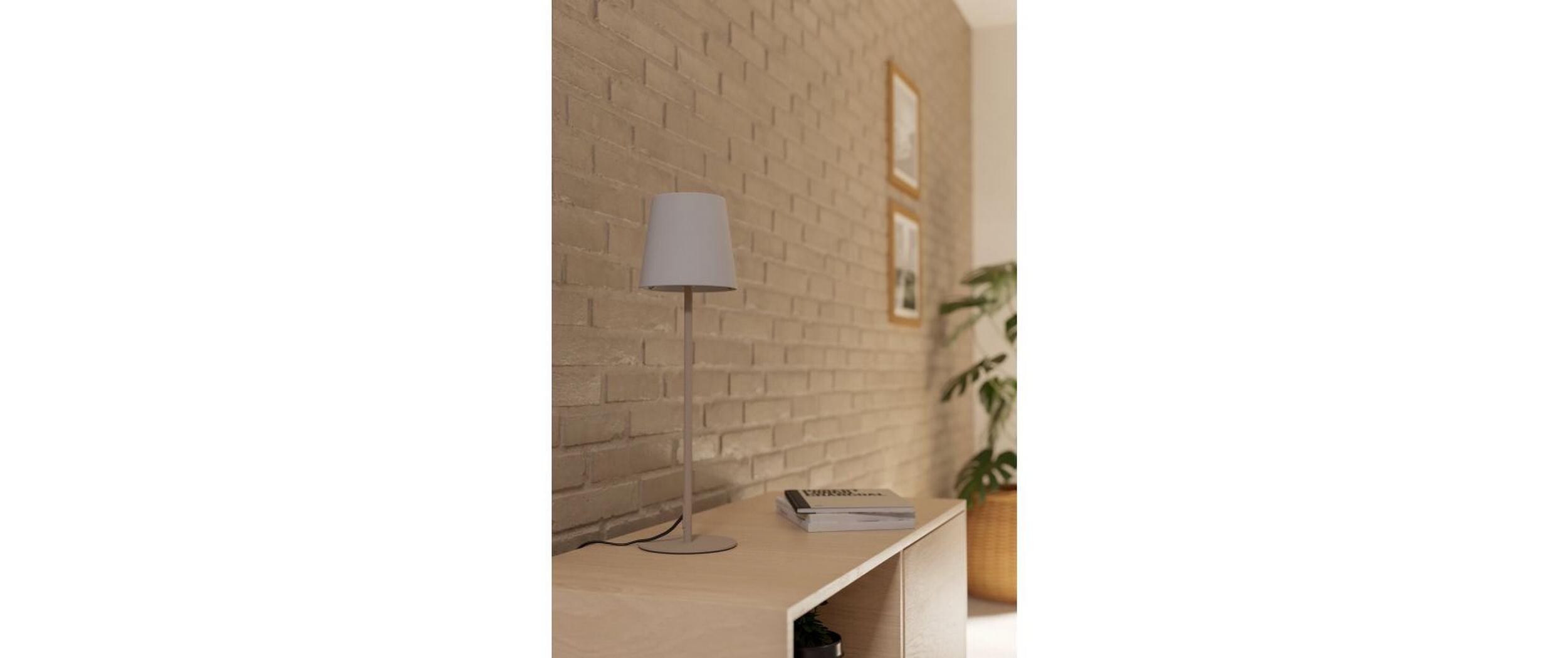 EGLO Leuchten Tischleuchte FIORANA beige exkl. E14 1x40W